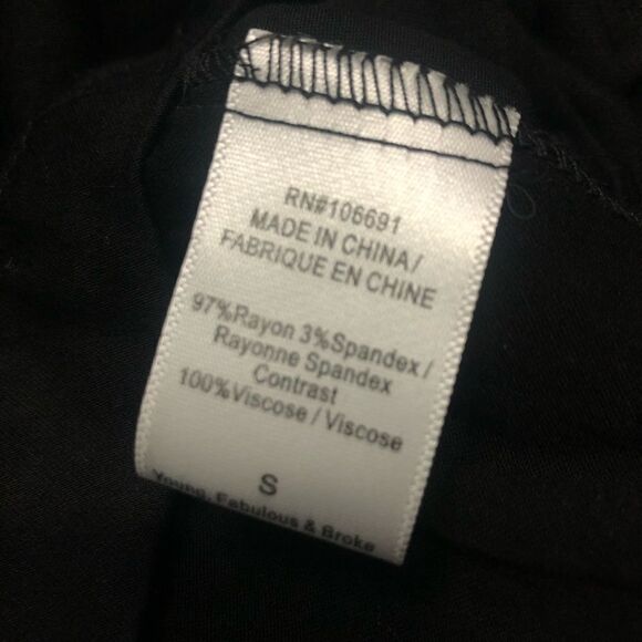 🆕 Young Fabulous and Broke YFB Sheer Jumpsuit - Picture 12 of 12